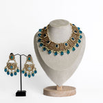 Emerald Green Kundan Set