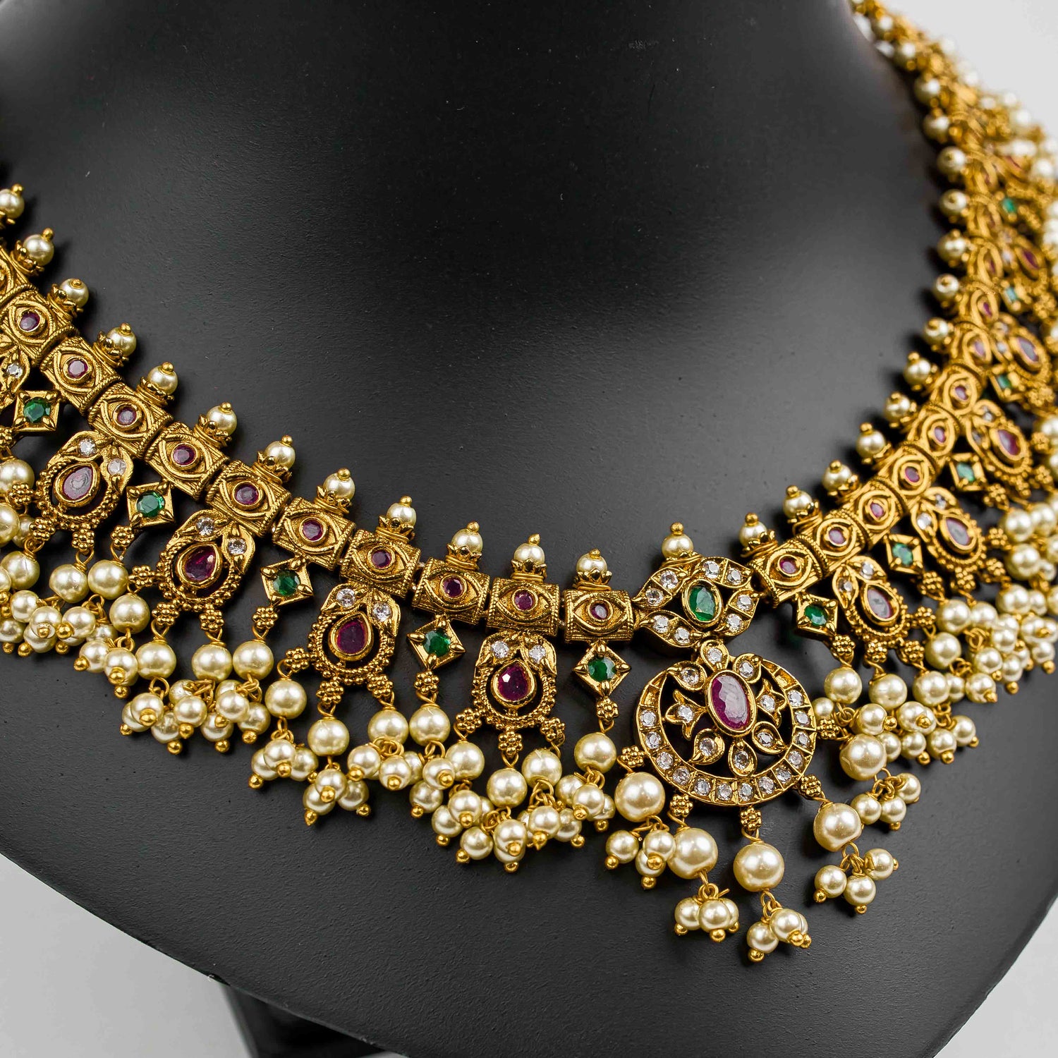 Kalyani Temple Necklace Set