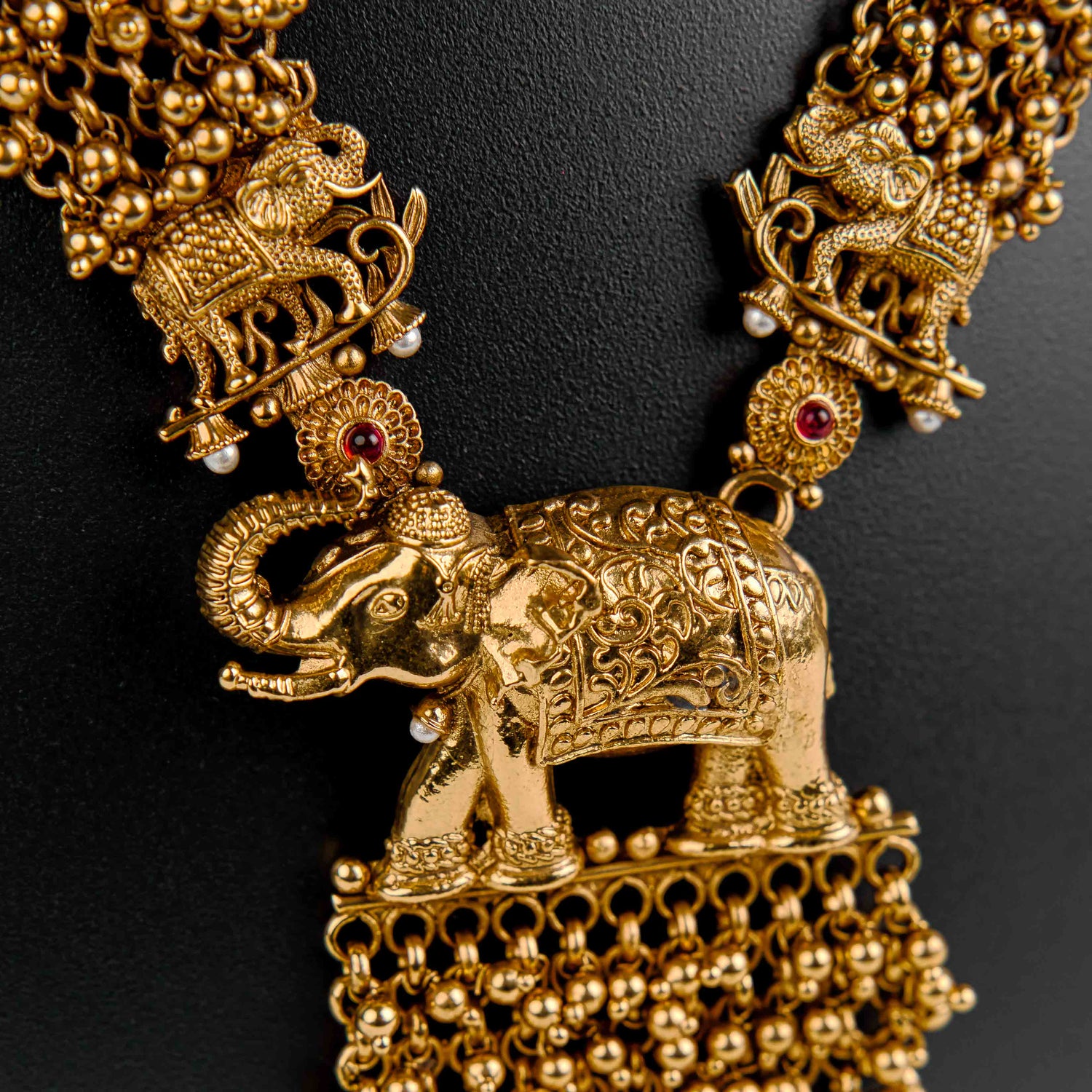 Gajashree Temple Necklace set