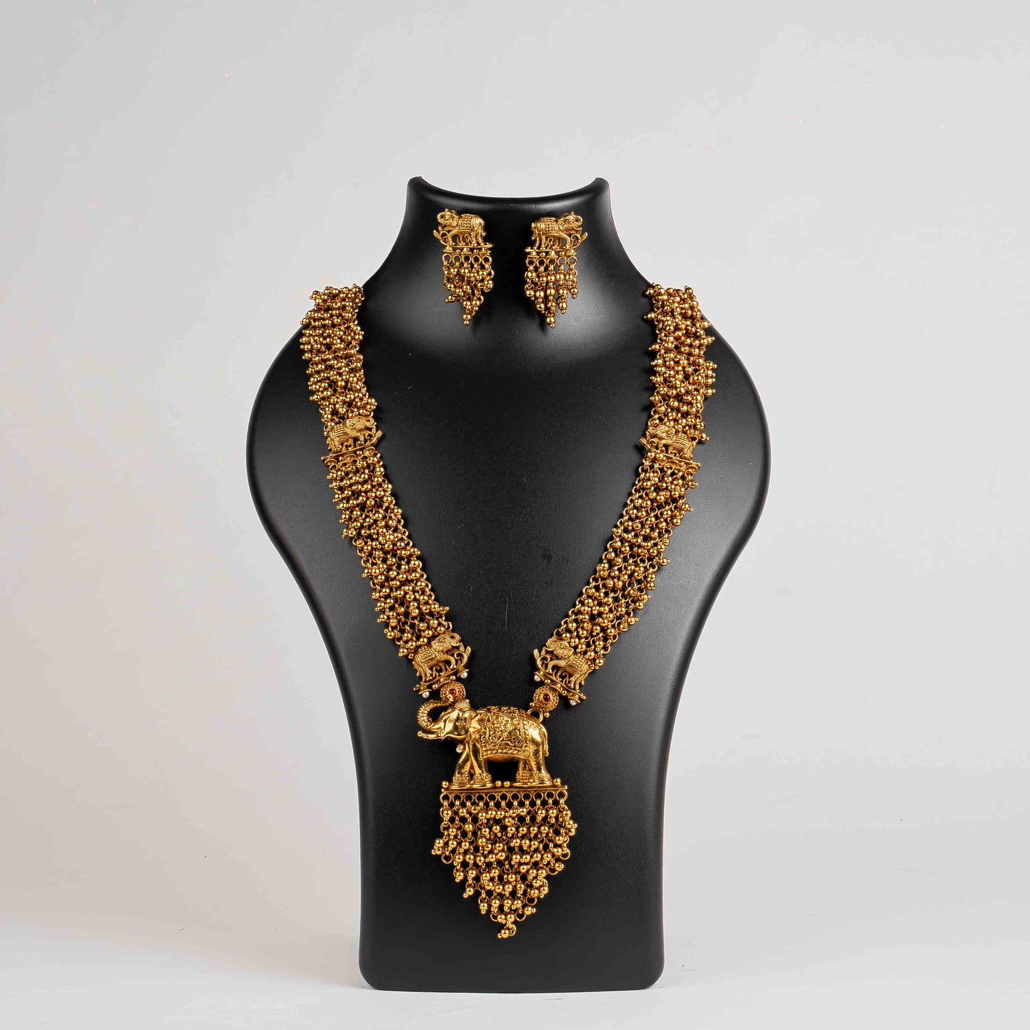 Gajashree Temple Necklace set