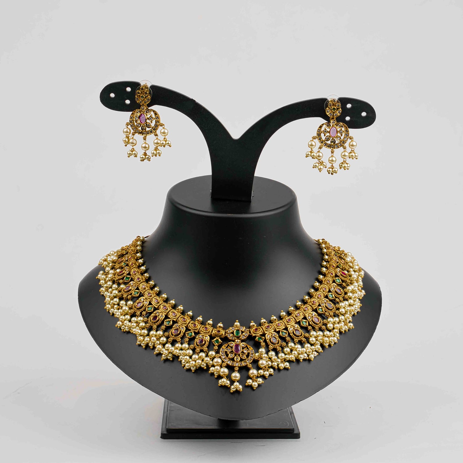 Kalyani Temple Necklace Set