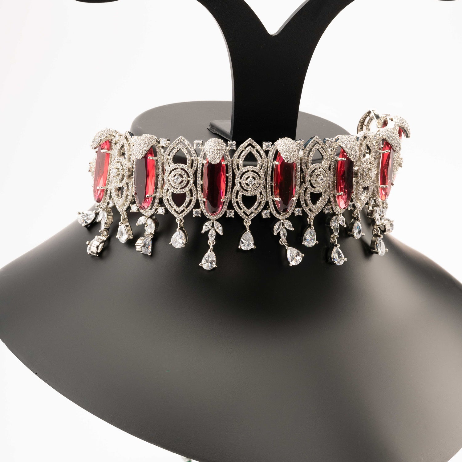 Cherry Bridal Choker Set